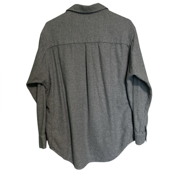 Madewell Sunday Shirt Flannel Shacket L Grey - Picture 2 of 10
